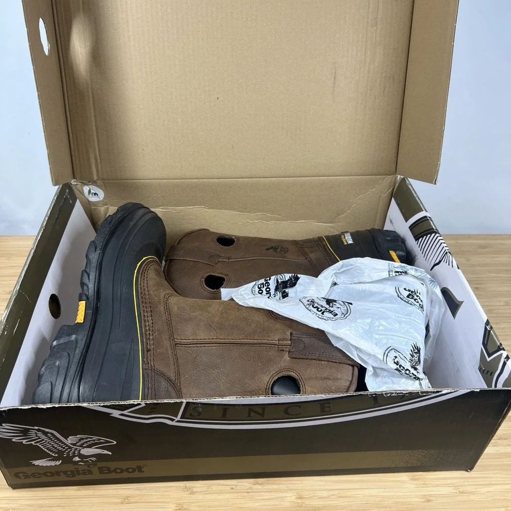 Georgia Boot Muddog G2 GB00229TS Men's Size 11M Waterproof Pull-On Boots NIB